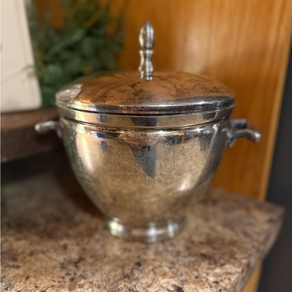 1950s silver plated cooler by Knight Silversmiths